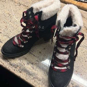 Winter wedge boot